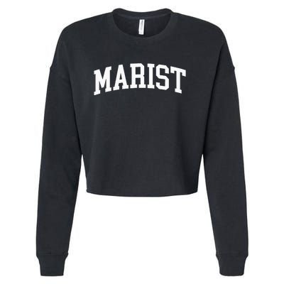 Marist Athletic Arch College University Alumni Cropped Pullover Crew