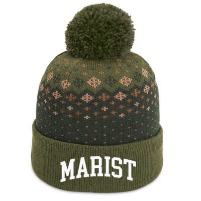 Marist Athletic Arch College University Alumni The Baniff Cuffed Pom Beanie