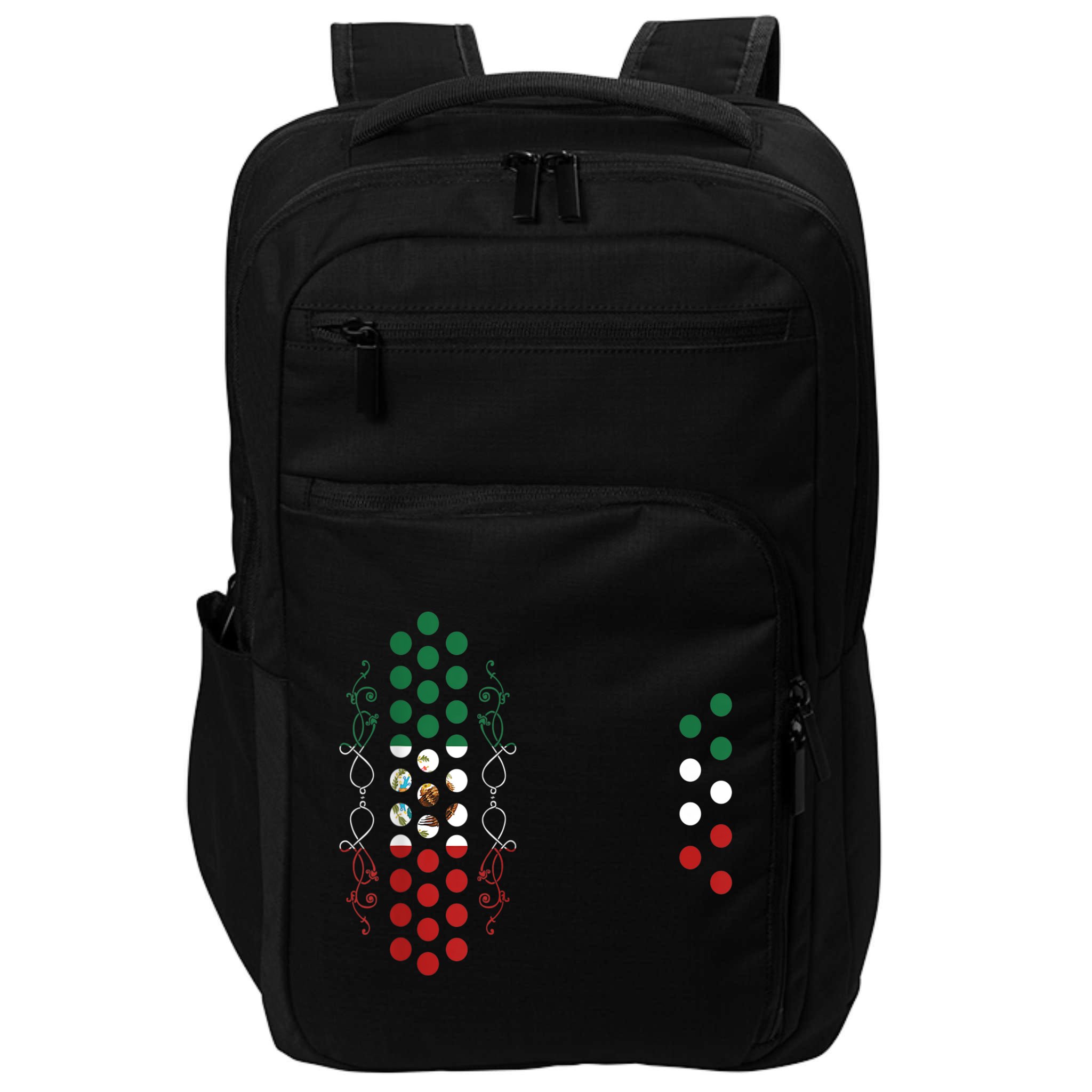 Mexican Air Accordion Player Musician Men Women Impact Tech Backpack