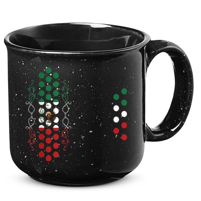 Mexican Air Accordion Player Musician Men Women 15oz Campfire Ceramic Mug