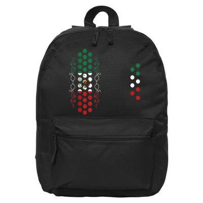 Mexican Air Accordion Player Musician Men Women 16 in Basic Backpack
