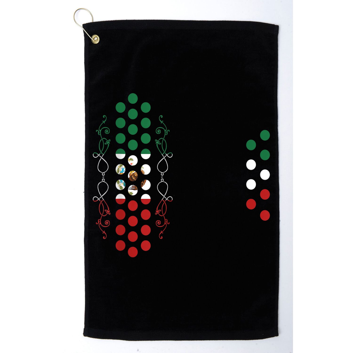 Mexican Air Accordion Player Musician Men Women Golf Towel