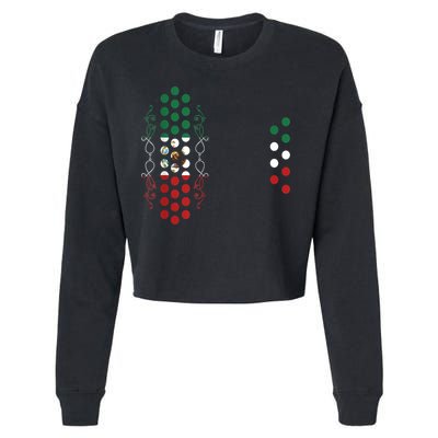 Mexican Air Accordion Player Musician Men Women Cropped Pullover Crew