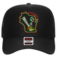 Miltown African American Black History High Crown Mesh Back Trucker Hat