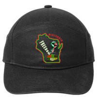 Miltown African American Black History 7-Panel Snapback Hat