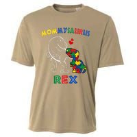 Mommysaurus Autism Awareness Mother's Day Mommy Dinosaur Mom Cooling Performance Crew T-Shirt