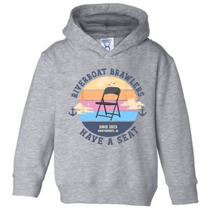 Montgomery Alabama Boat Fight Riverboat Brawl Folding Chair Toddler Hoodie