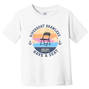 Montgomery Alabama Boat Fight Riverboat Brawl Folding Chair Toddler T-Shirt