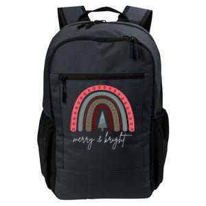 Merry And Bright Rainbow Holiday Daily Commute Backpack