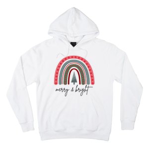 Merry And Bright Rainbow Holiday Hoodie