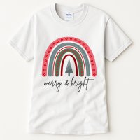 Merry And Bright Rainbow Holiday Tall T-Shirt