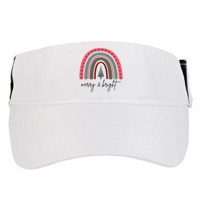 Merry And Bright Rainbow Holiday Adult Drive Performance Visor