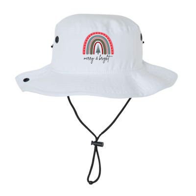 Merry And Bright Rainbow Holiday Bucket Hat