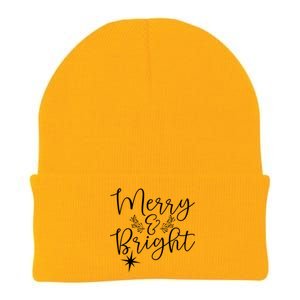 Merry And Bright Christmas Merry And Bright Long Sleeve Knit Cap Winter Beanie