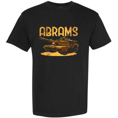 M1 Abrams Battle Tank Usa America American Military Garment-Dyed Heavyweight T-Shirt