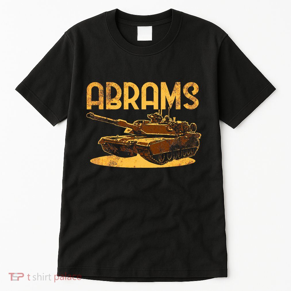 M1 Abrams Battle Tank Usa America American Military Tall T-Shirt