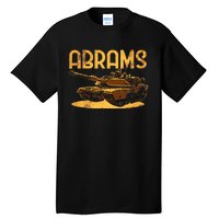 M1 Abrams Battle Tank Usa America American Military Tall T-Shirt