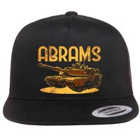 M1 Abrams Battle Tank Usa America American Military Flatbill Hat