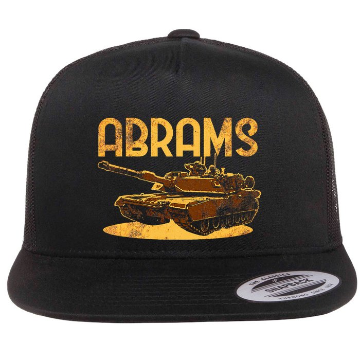 M1 Abrams Battle Tank Usa America American Military Flatbill Hat