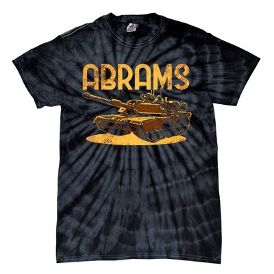 M1 Abrams Battle Tank Usa America American Military Tie-Dye T-Shirt