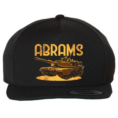 M1 Abrams Battle Tank Usa America American Military Wool Snapback Cap