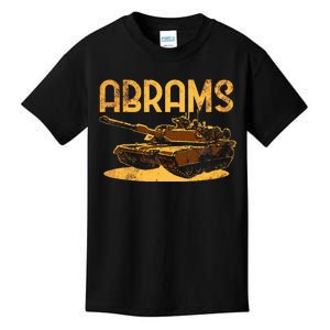 M1 Abrams Battle Tank Usa America American Military Kids T-Shirt