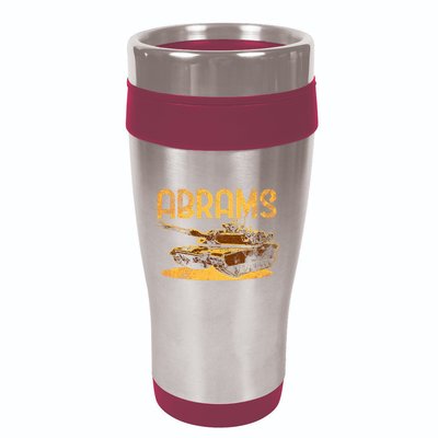 M1 Abrams Battle Tank Usa America American Military 16oz Travel Tumbler