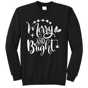 Merry And Bright Christmas Gift Sweatshirt