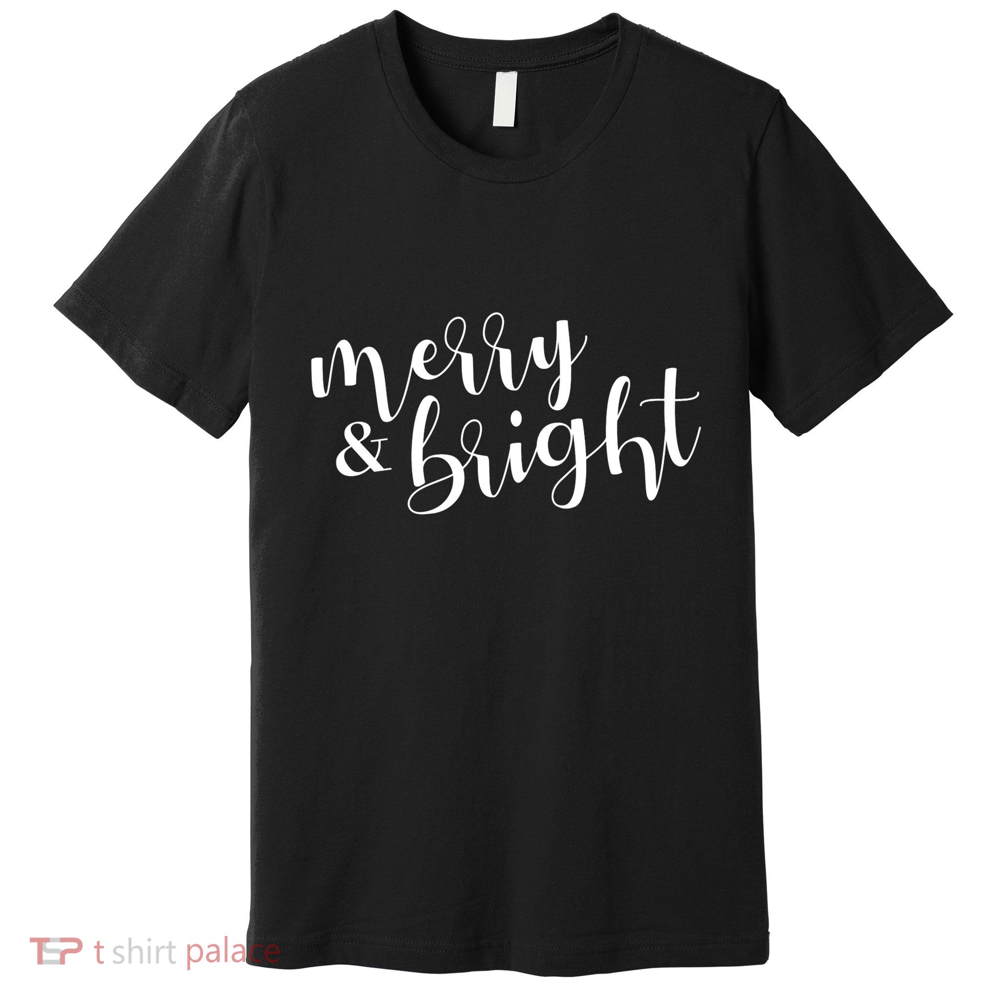 Merry And Bright Christmas Holiday Season Premium T-Shirt