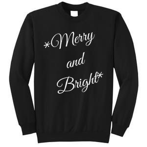 Merry And Bright Christmas Holiday Sweatshirt