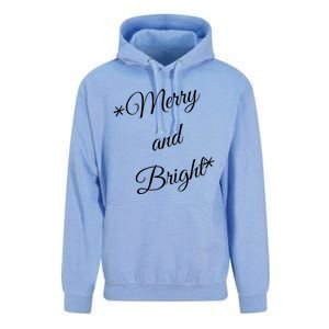 Merry And Bright Christmas Holiday Unisex Surf Hoodie