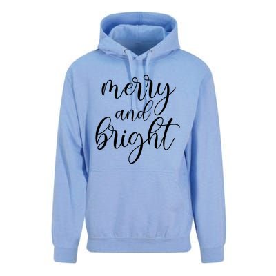 Merry And Bright Christmas Pajamas Outfit Funny Family Xmas Unisex Surf Hoodie