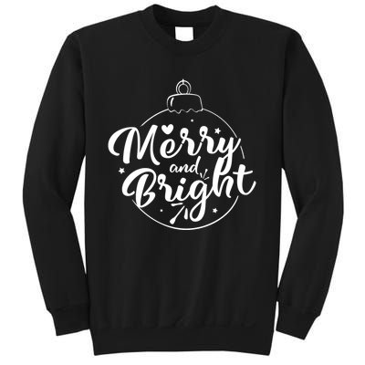 Merry And Bright Christmas Hoodie Sweatshirt