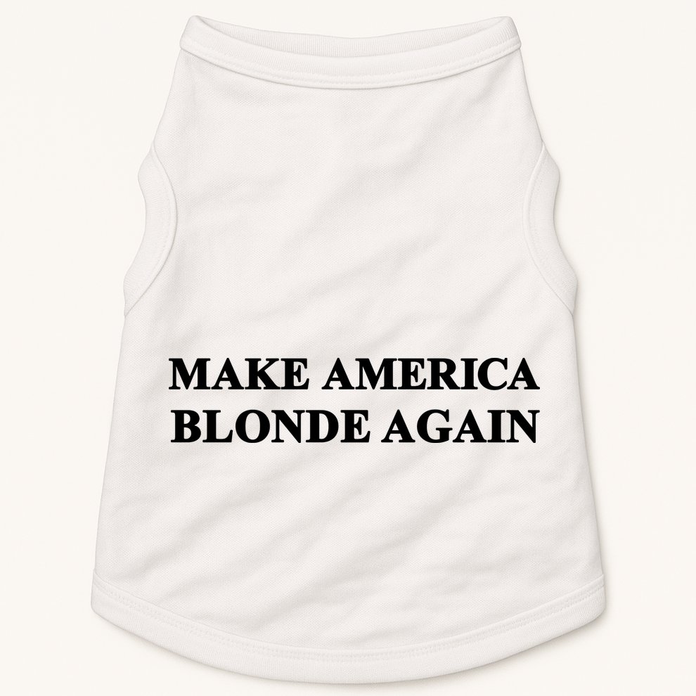 Make America Blonde Again Doggie Tank