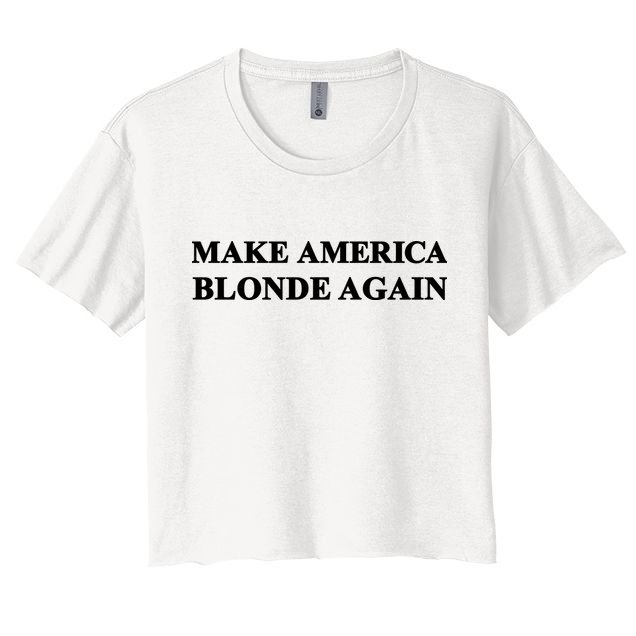 Make America Blonde Again Crop Top