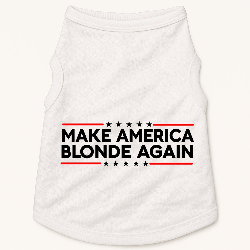 Make America Blonde Again Doggie Tank