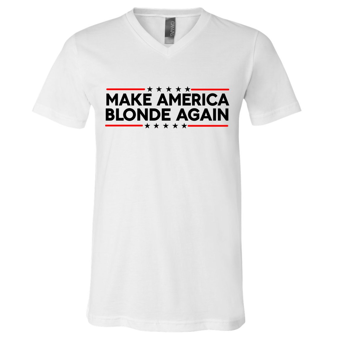 Make America Blonde Again V-Neck T-Shirt