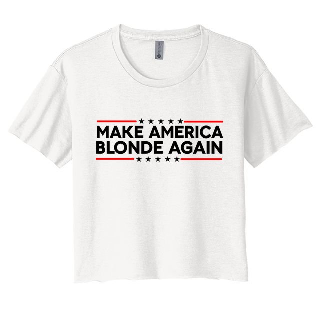 Make America Blonde Again Crop Top