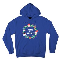 Merry And Bright Christmas Xmas Family Holidays Gift Gift Hoodie