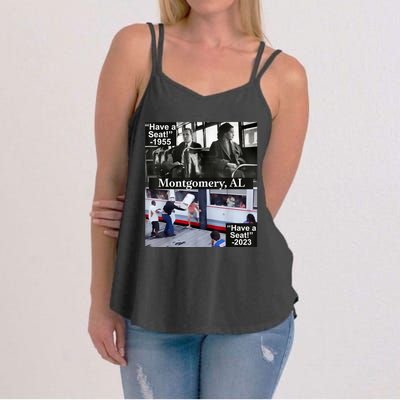 Montgomery Alabama Brawl Folding Chair Riverboat Fight Women's Strappy Tank