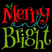 Merry And Bright Christmas Holiday Festive Impact Tech Backpack