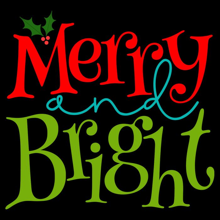 Merry And Bright Christmas Holiday Festive Impact Tech Backpack