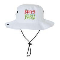 Merry And Bright Christmas Holiday Festive Legacy Cool Fit Booney Bucket Hat