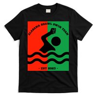 Montgomery Alabama Brawl Swim Team Graphic Tee Top T-Shirt
