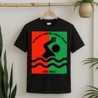Montgomery Alabama Brawl Swim Team Graphic Tee Top T-Shirt