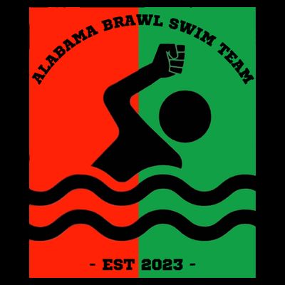 Montgomery Alabama Brawl Swim Team Graphic Tee Top T-Shirt