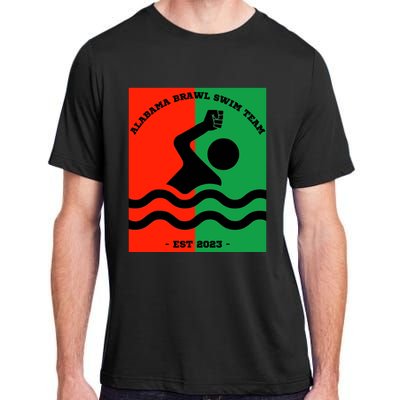 Montgomery Alabama Brawl Swim Team Graphic Tee Top Adult ChromaSoft Performance T-Shirt