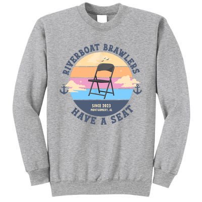 Montgomery Alabama Boat Fight Riverboat Brawl Folding Chair Sweatshirt