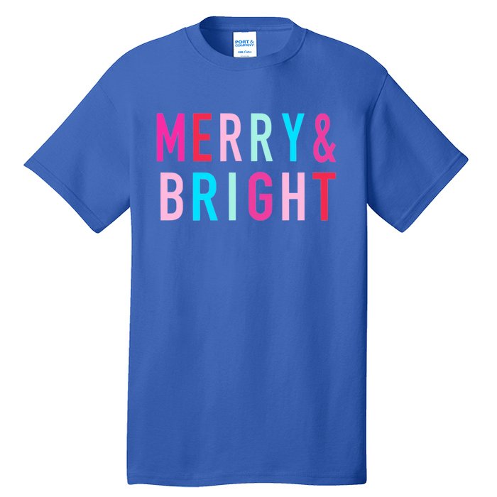 Merry And Bright Christmas Cute Gift Tall T-Shirt