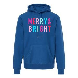 Merry And Bright Christmas Cute Gift Premium Hoodie